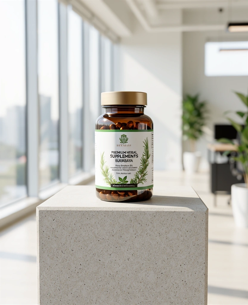 Herbakuat Premium Supplement Display